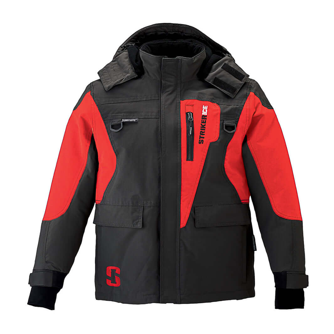Striker Youth Predator Ice Fishing Winter Jacket Red Ice Suits