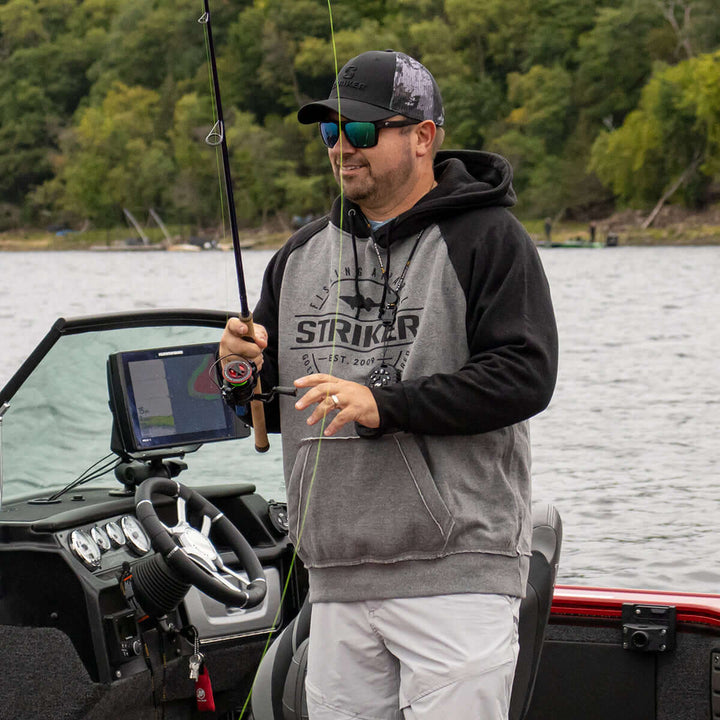 Icon Hoody - Walleye - Heather Gray/Black