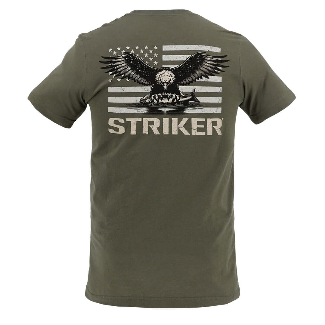 Striker Eagle Tee Shirt in military green