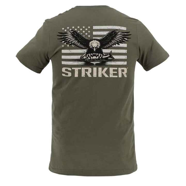 Striker Eagle Tee Shirt in military green