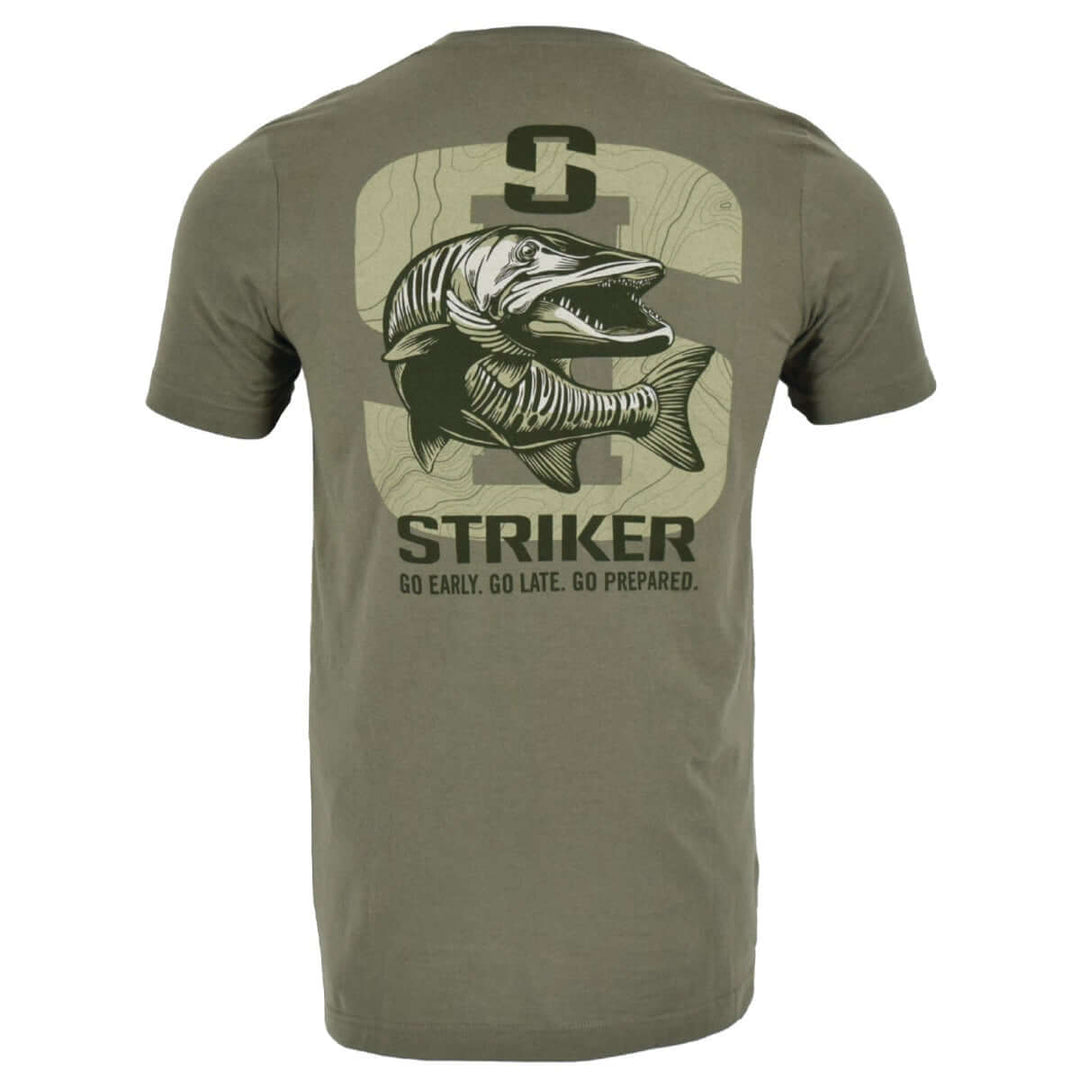 Shop the Striker Musky Tee in military green