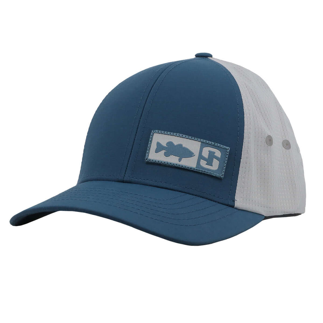 Striker Pier Cap in light navy blue and gray