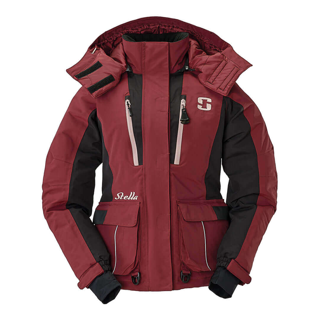 Striker Women's Stella Ice Fishing Winter Jacket Burgundy