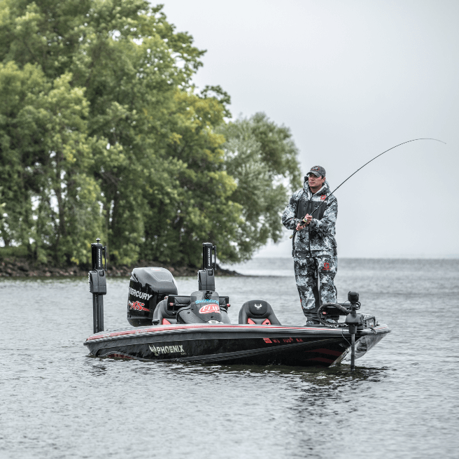 Joel Willert Fishing for Bass with Striker Adrenaline Rain Suit