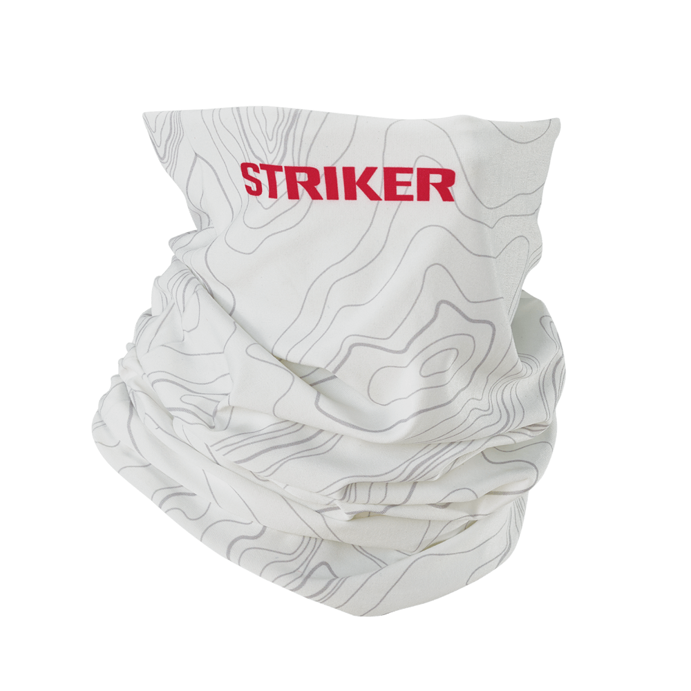 45 Degree View Product Image of Striker CoolWave Stretch Fit Brrr Gaiter - Topo Design