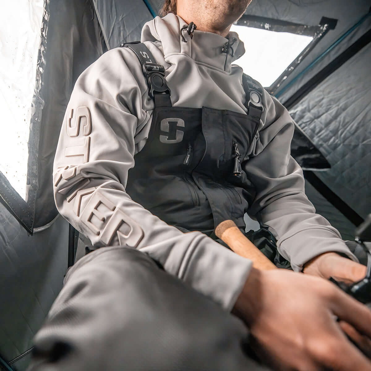 Striker | Barricade Hoody - Alloy | Warm Fishing Hoody