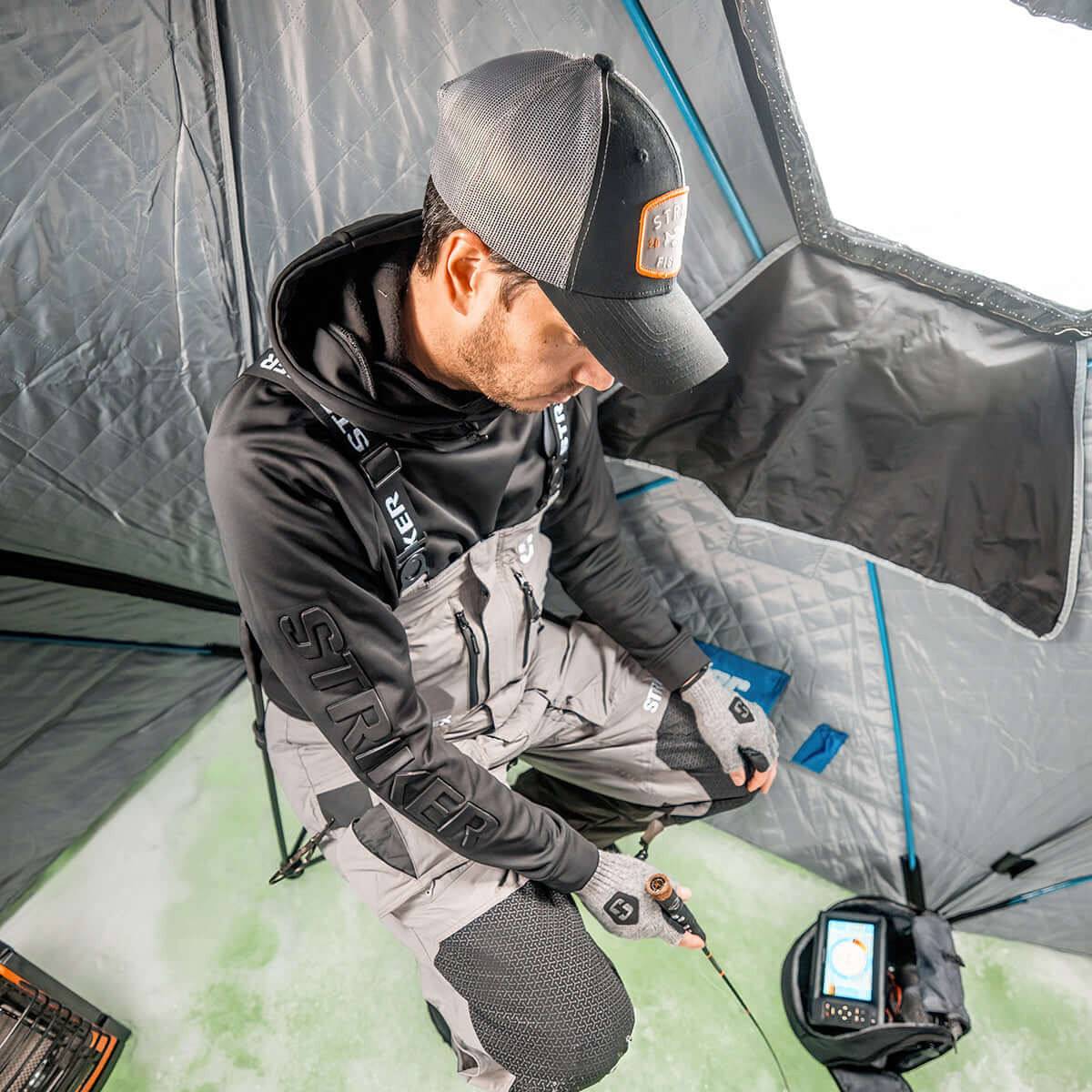 Striker | Barricade Hoody - Black | Warm Fishing Hoody