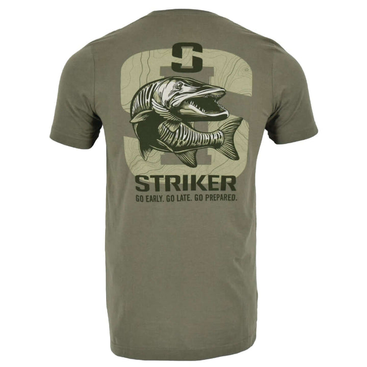 Shop the Striker Musky Tee in military green