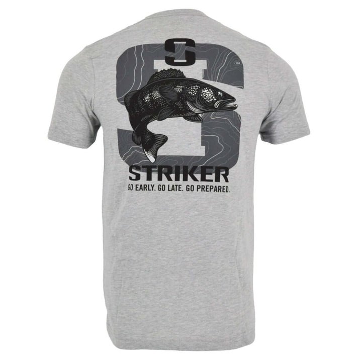 Shop the Striker Walleye Tee in gray heather