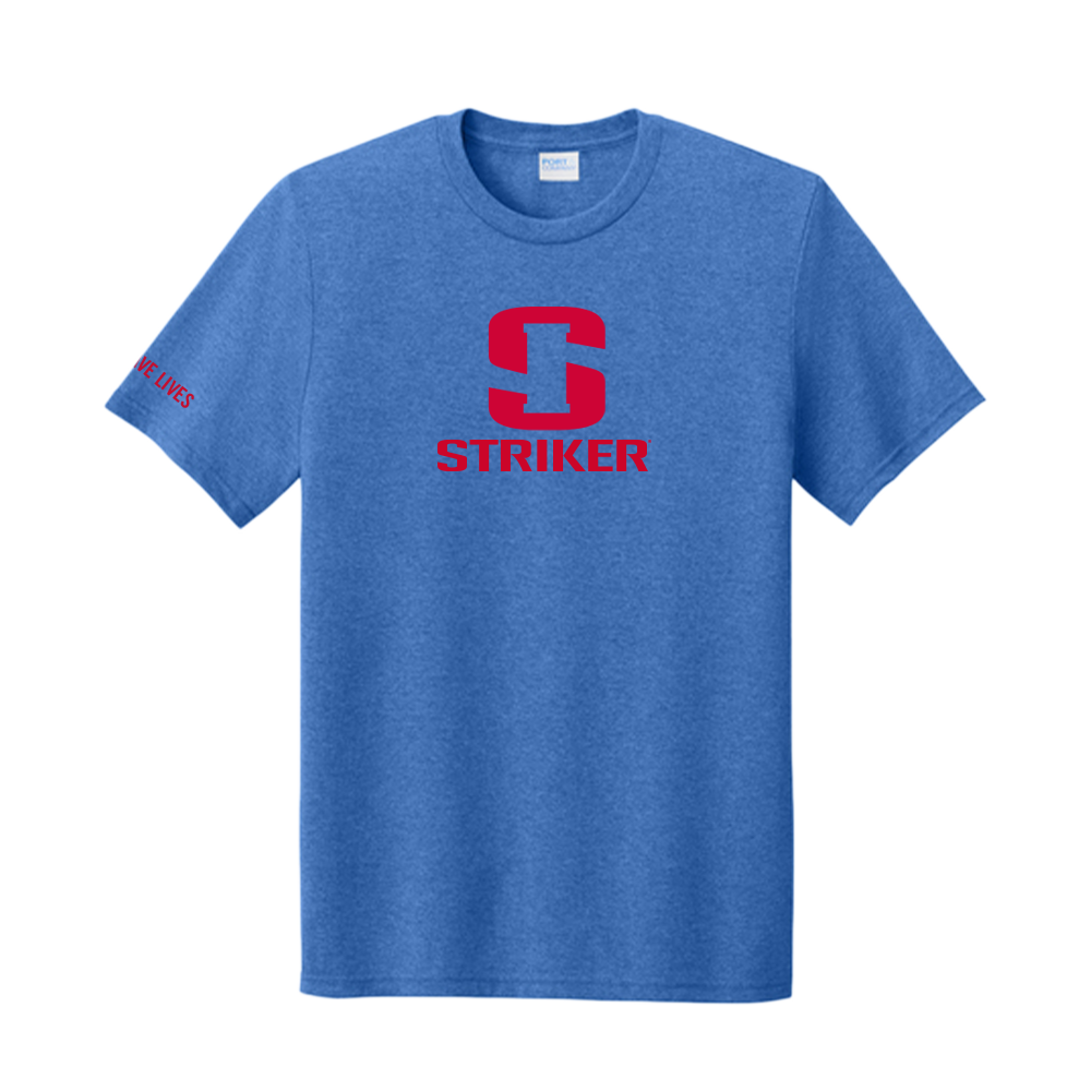 Lifeline Short-Sleeve Tee - Heather Royal