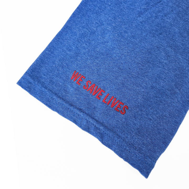 Lifeline Short-Sleeve Tee - Heather Royal