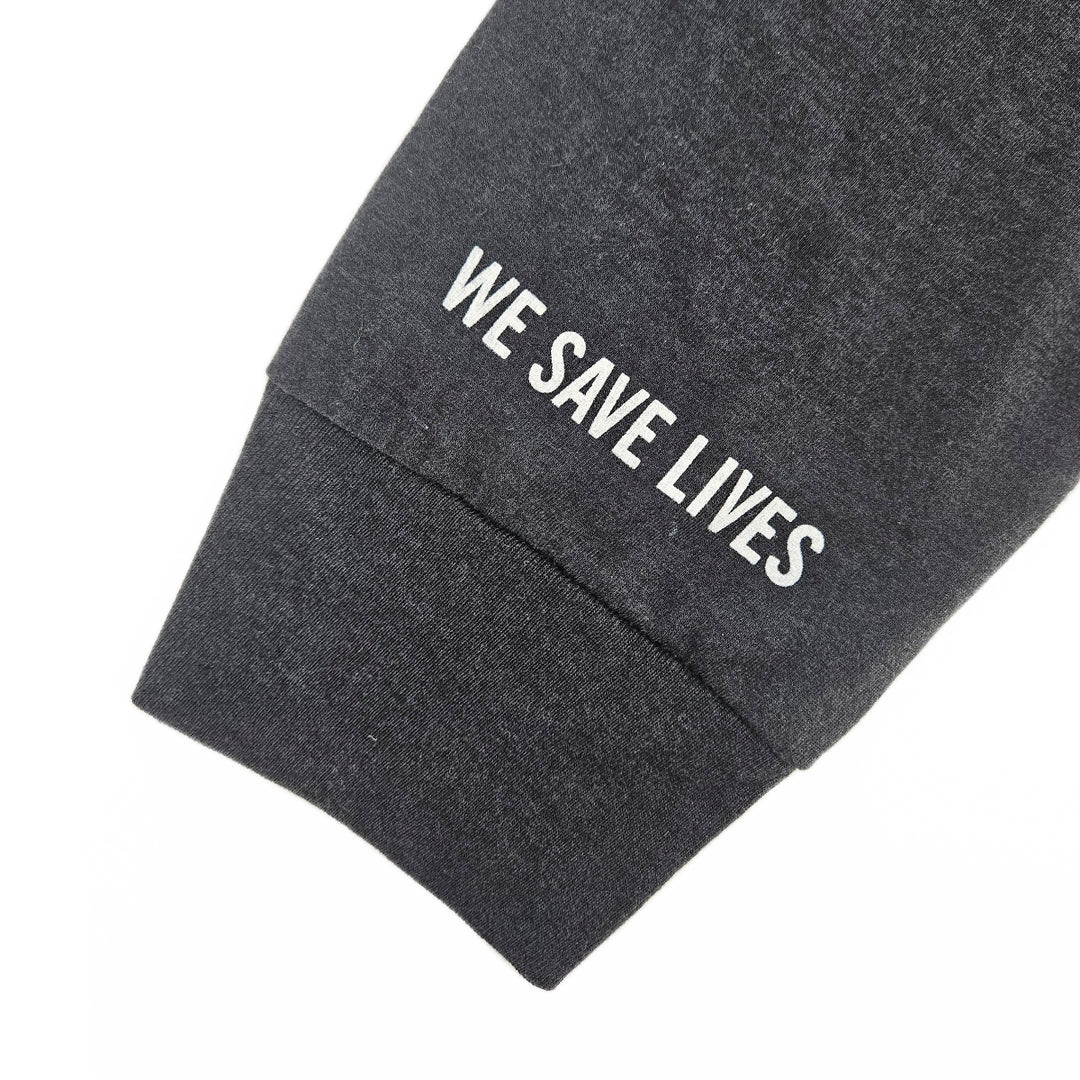 Lifeline Long-Sleeve Tee - Black Frost