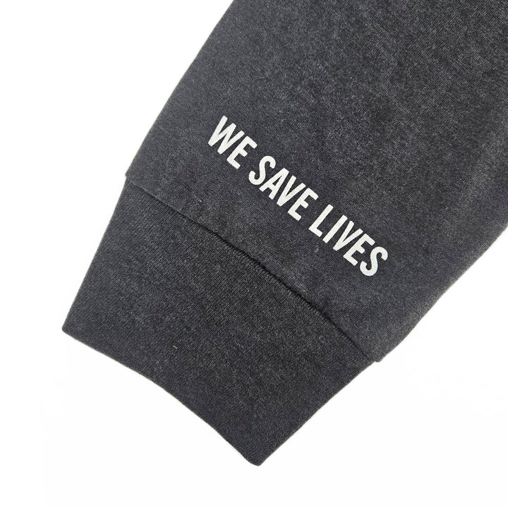 Lifeline Long-Sleeve Tee - Black Frost