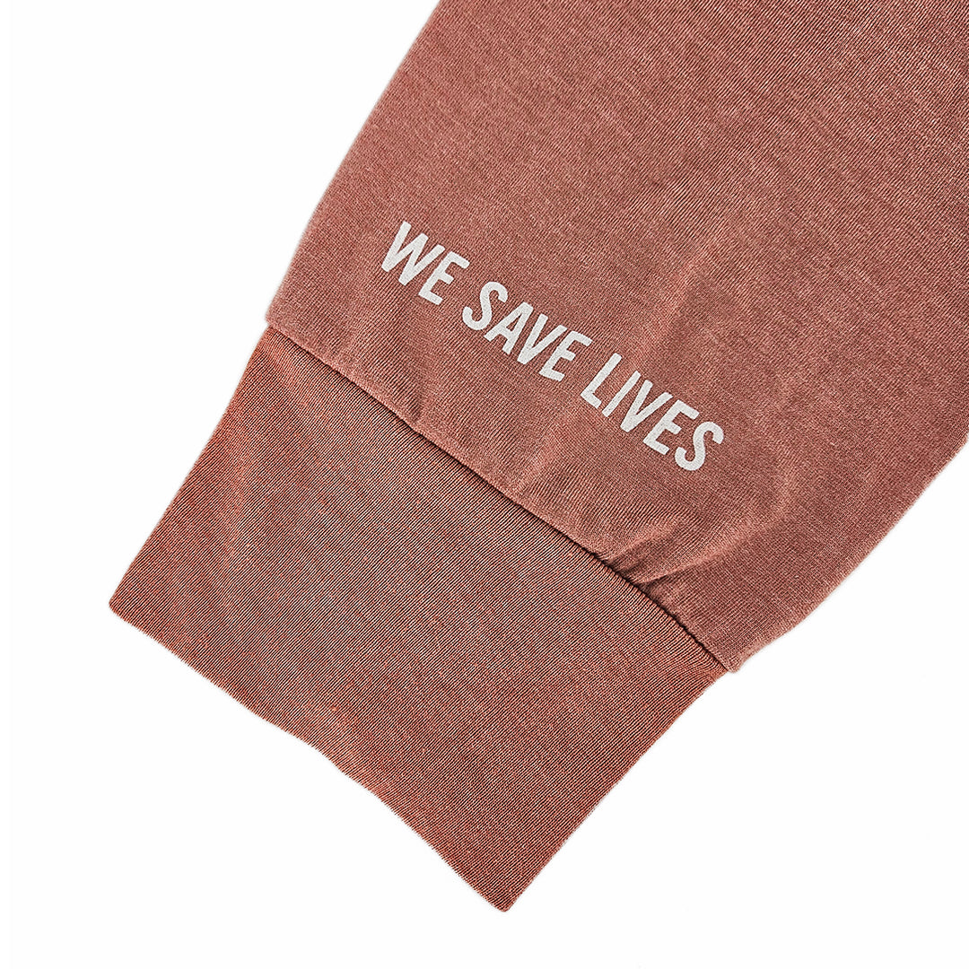 Lifeline Long-Sleeve Tee - Blush Frost