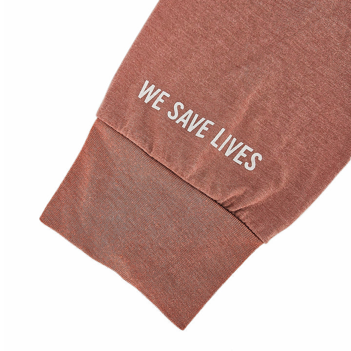 Lifeline Long-Sleeve Tee - Blush Frost