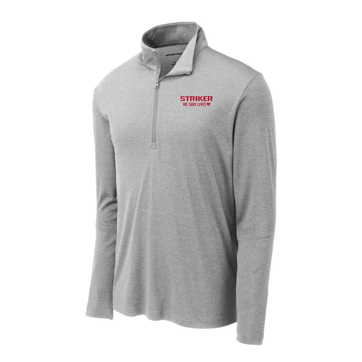 Lifeline Quarter Zip - Light Gray Heather