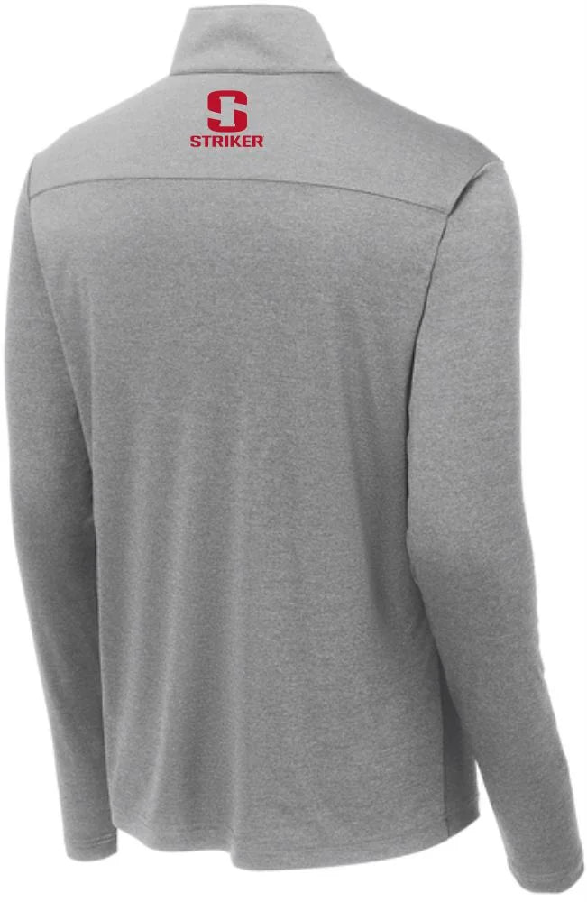 Lifeline Quarter Zip - Light Grey Heather