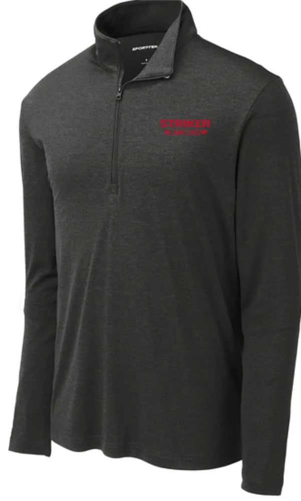 Lifeline Quarter Zip - Black Heather