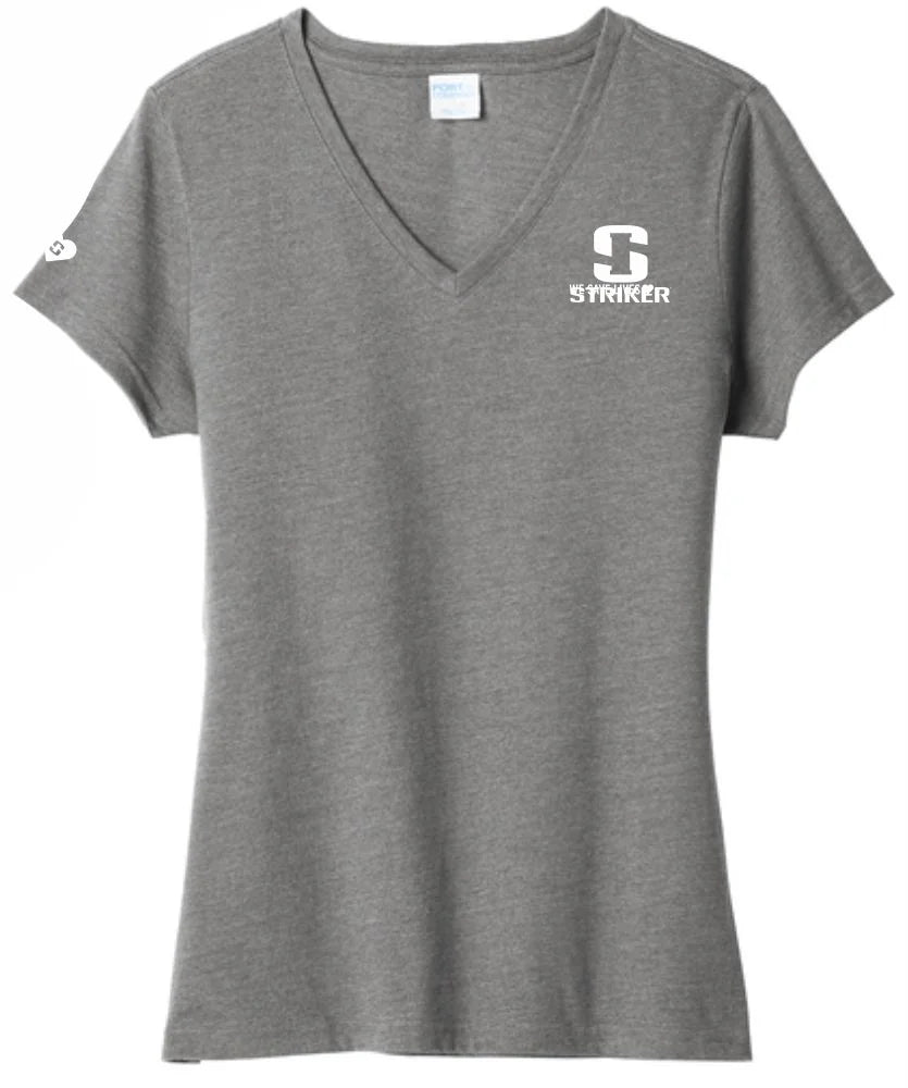 Women's Lifeline Short-Sleeve V-Neck Tee - Graphite Heather