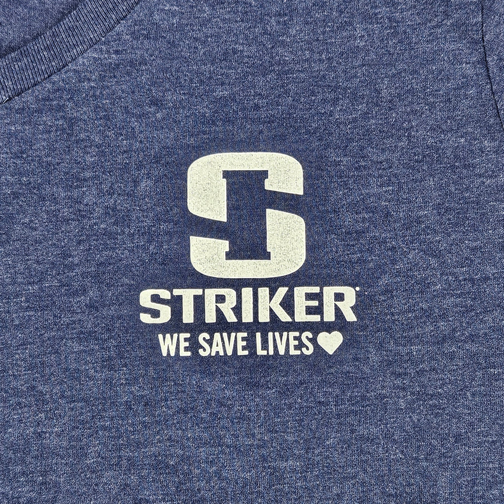 Women's Lifeline Short-Sleeve V-Neck Tee - Team Navy Heather