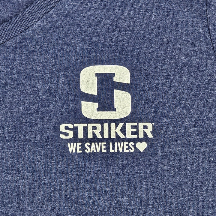 Women's Lifeline Short-Sleeve V-Neck Tee - Team Navy Heather