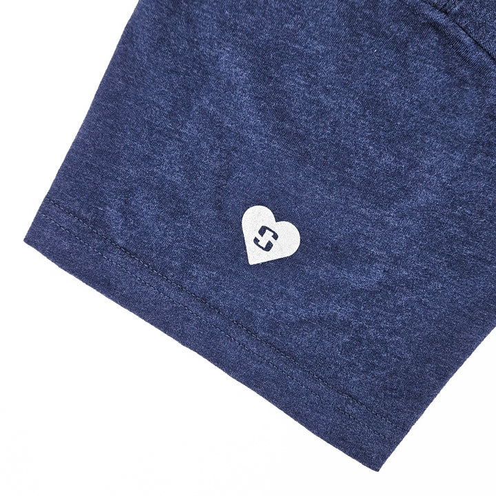 Women's Lifeline Short-Sleeve V-Neck Tee - Team Navy Heather