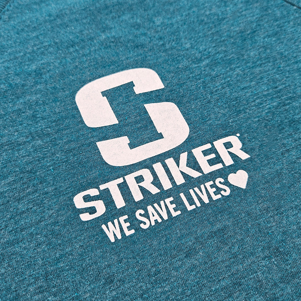 Women's Lifeline Long-Sleeve V-Neck Tee - Heathered Teal