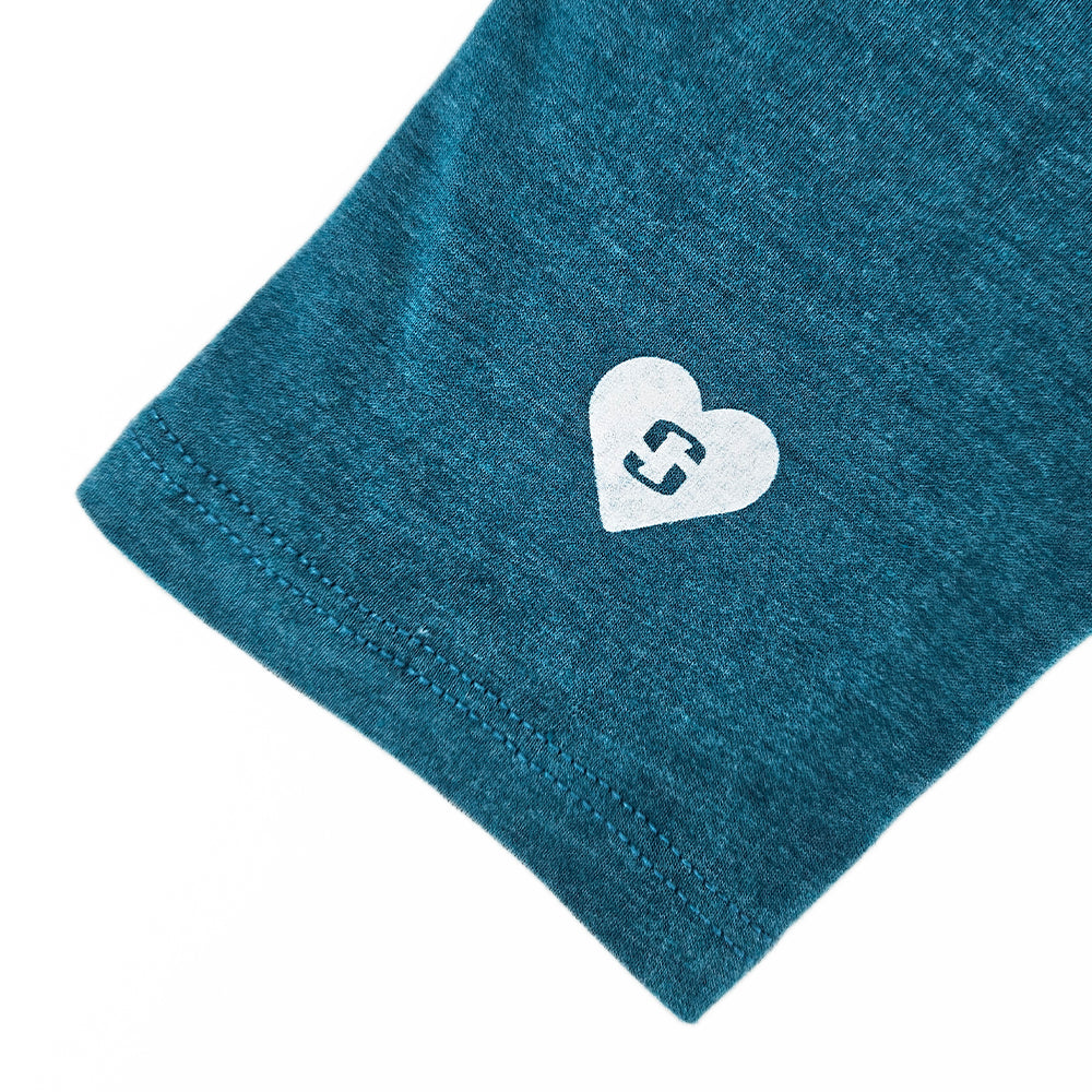 Women's Lifeline Long-Sleeve V-Neck Tee - Heathered Teal