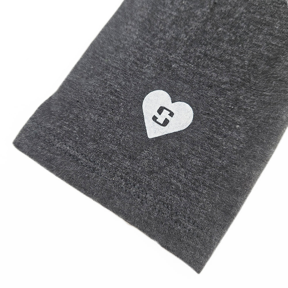 Women's Lifeline Long-Sleeve V-Neck Tee - Heathered Charcoal