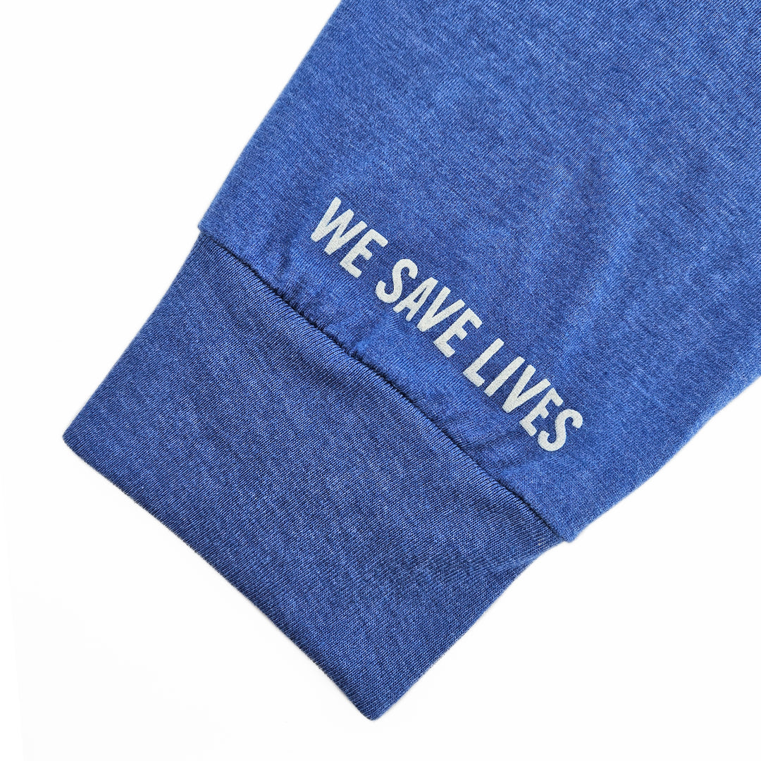 Lifeline Long-Sleeve Tee - Royal Frost