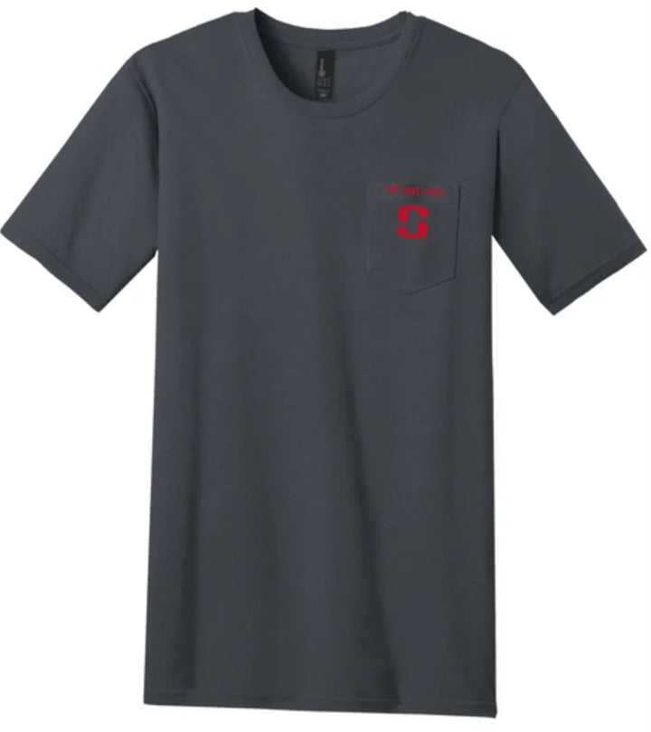 Lifeline Short-Sleeve Pocket Tee - Charcoal