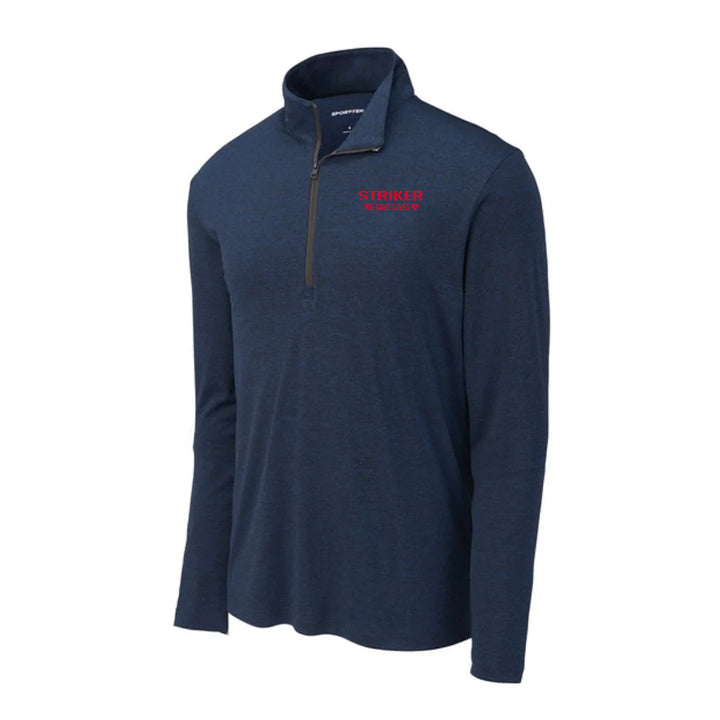 Lifeline Quarter Zip - Dark Royal Heather