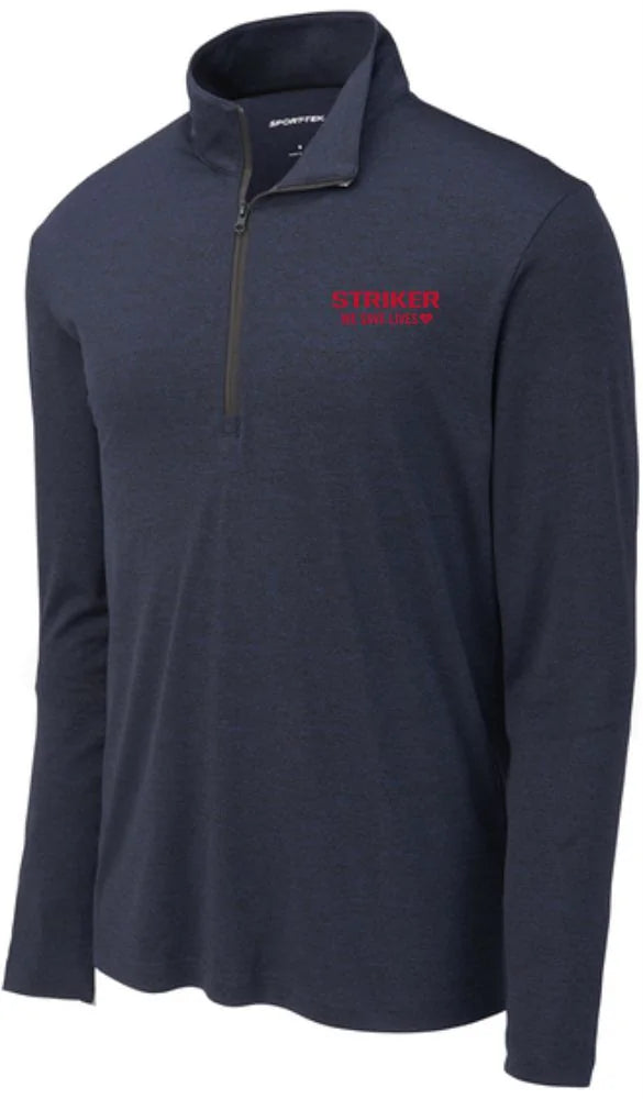 Lifeline Quarter Zip - Deep Navy Heather