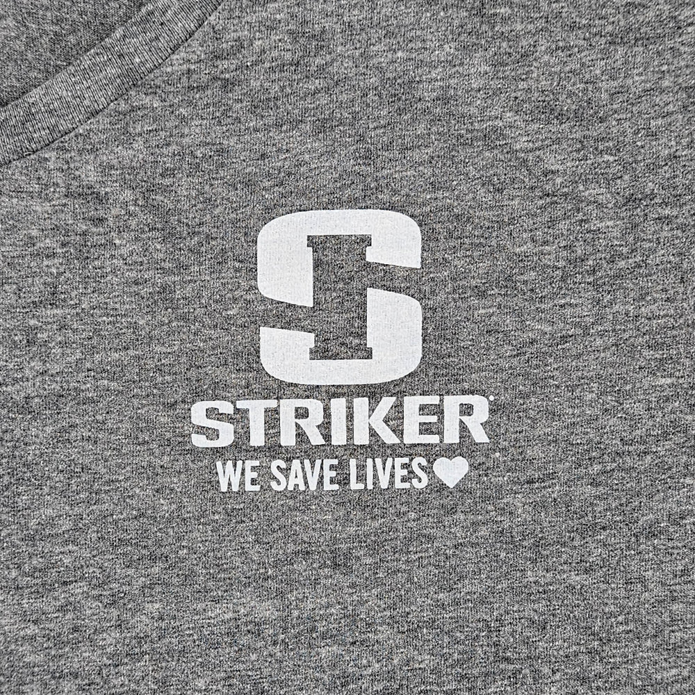 Women's Lifeline Short-Sleeve V-Neck Tee - Graphite Heather