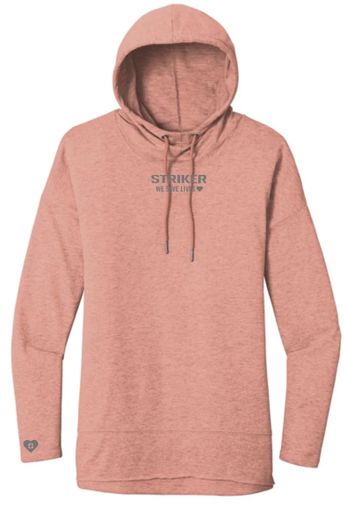 Women's Lifeline Tunic Hoody - Nostalgia Rose