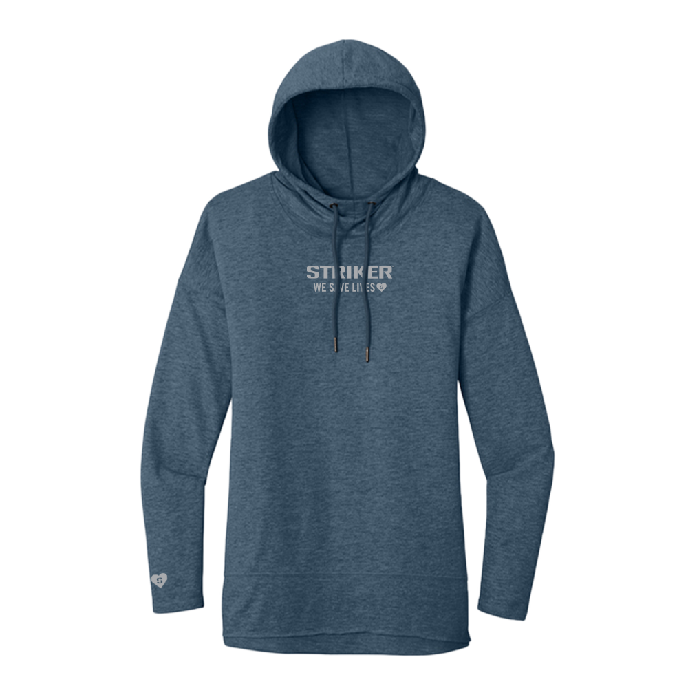 Women's Lifeline Tunic Hoody - Washed Indigo