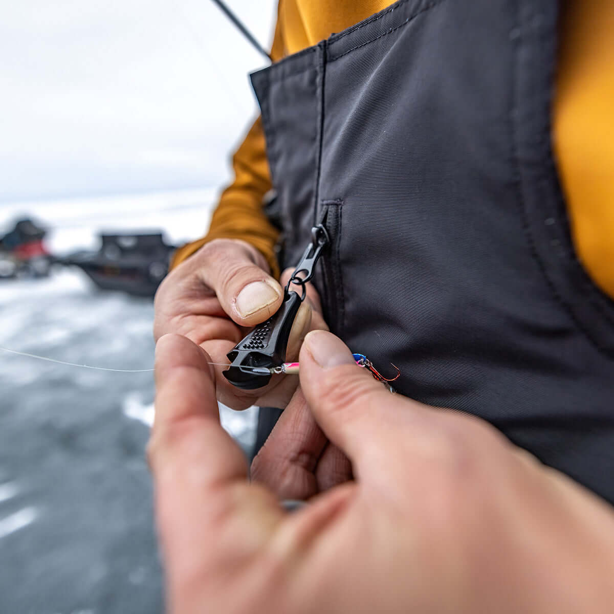 Striker | Climate Bib - Black | Men's Ice Fishing Suits