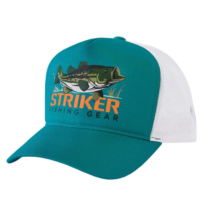 Big Bubba Trucker Cap - Teal/White