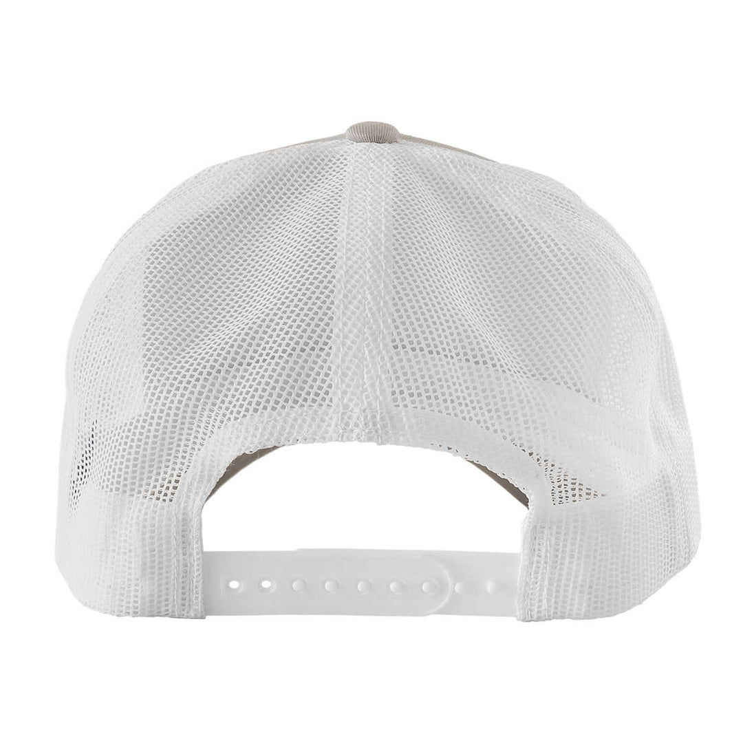 Big Bubba Trucker Cap - Light Gray/White