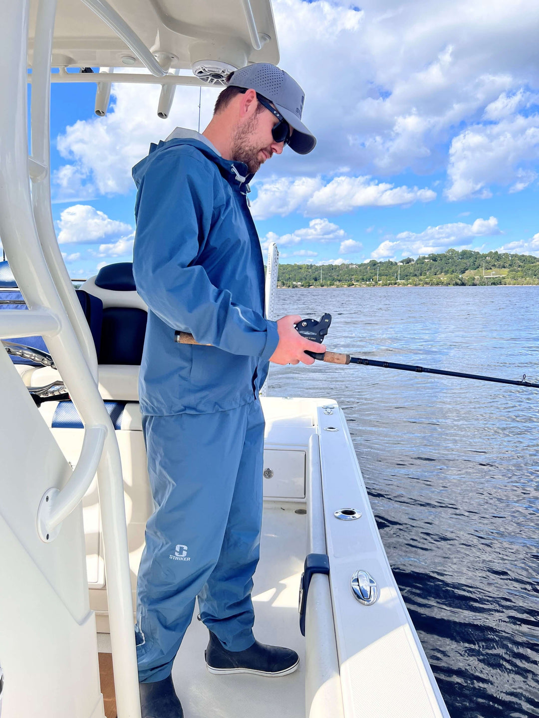 Impulse Packable Rain Jacket - Atlantic Blue