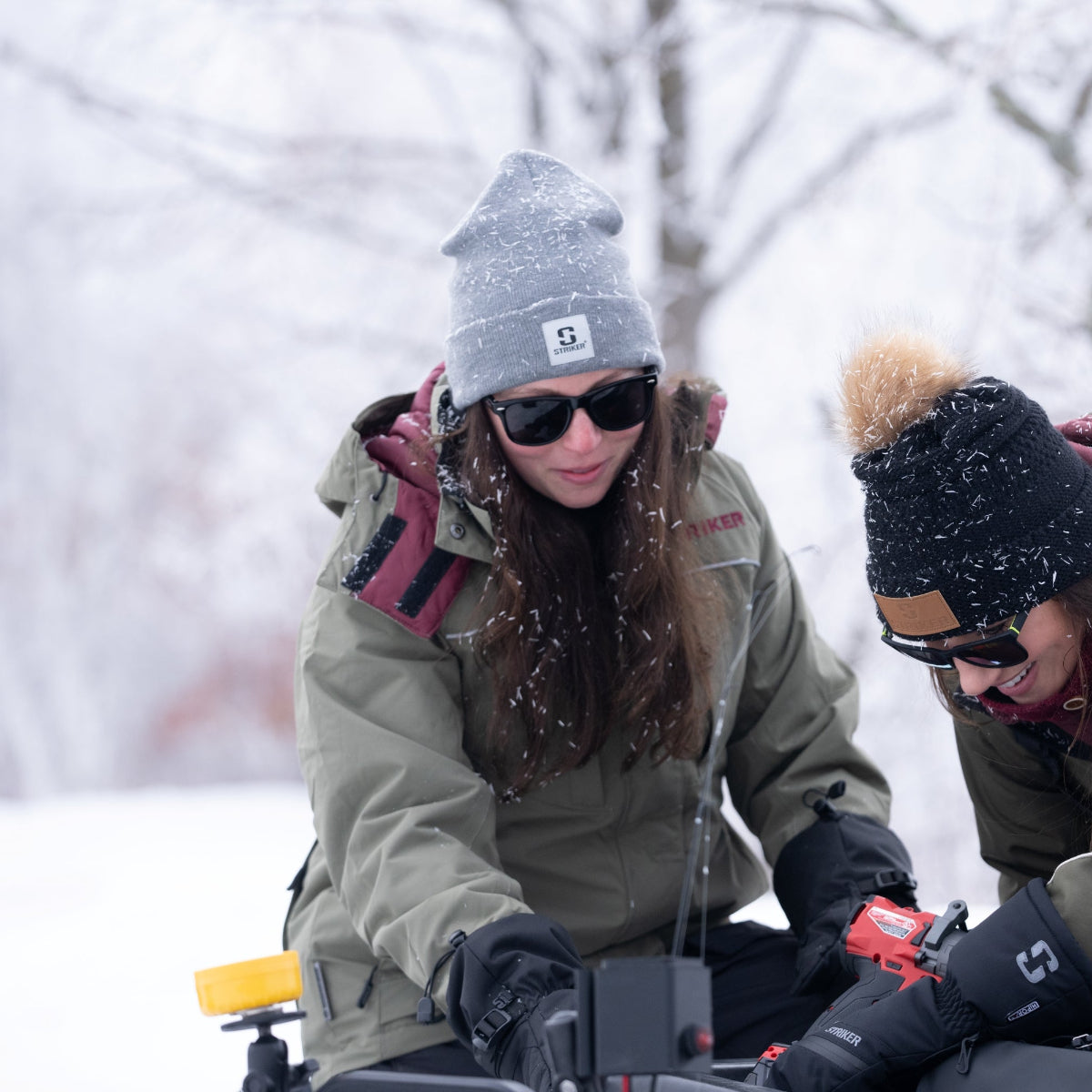 Striker | Women's Prism Ice Fishing Winter Jacket - Olive | Ice Suits