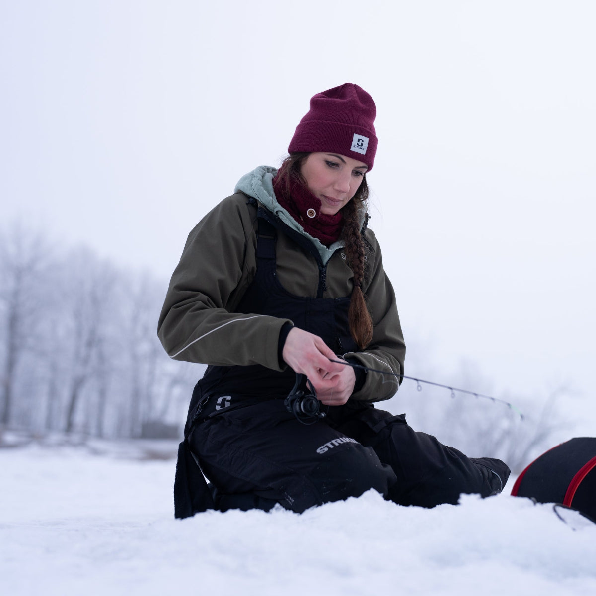 Striker | Women's Prism Ice Fishing Winter Bibs | Ice Fishing Suits
