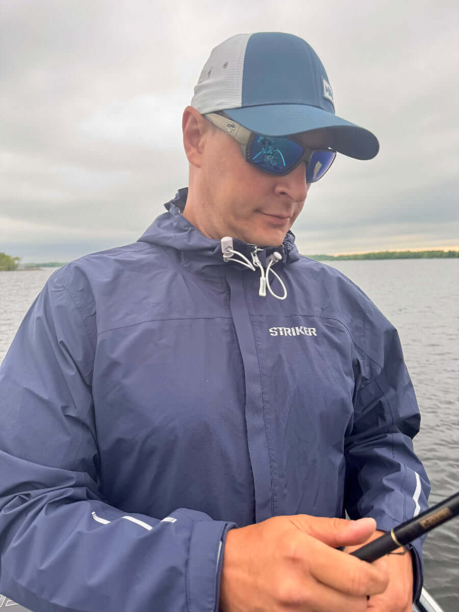 Striker Impulse Rain Jacket and Pier Cap