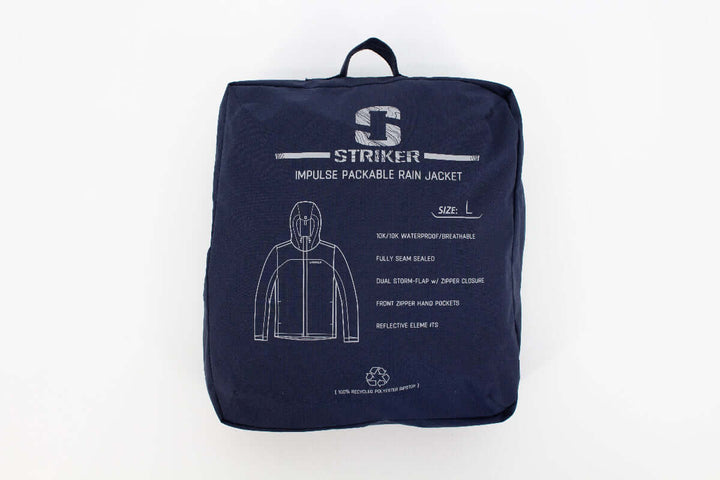 Striker Impulse Rain Jacket in Bag