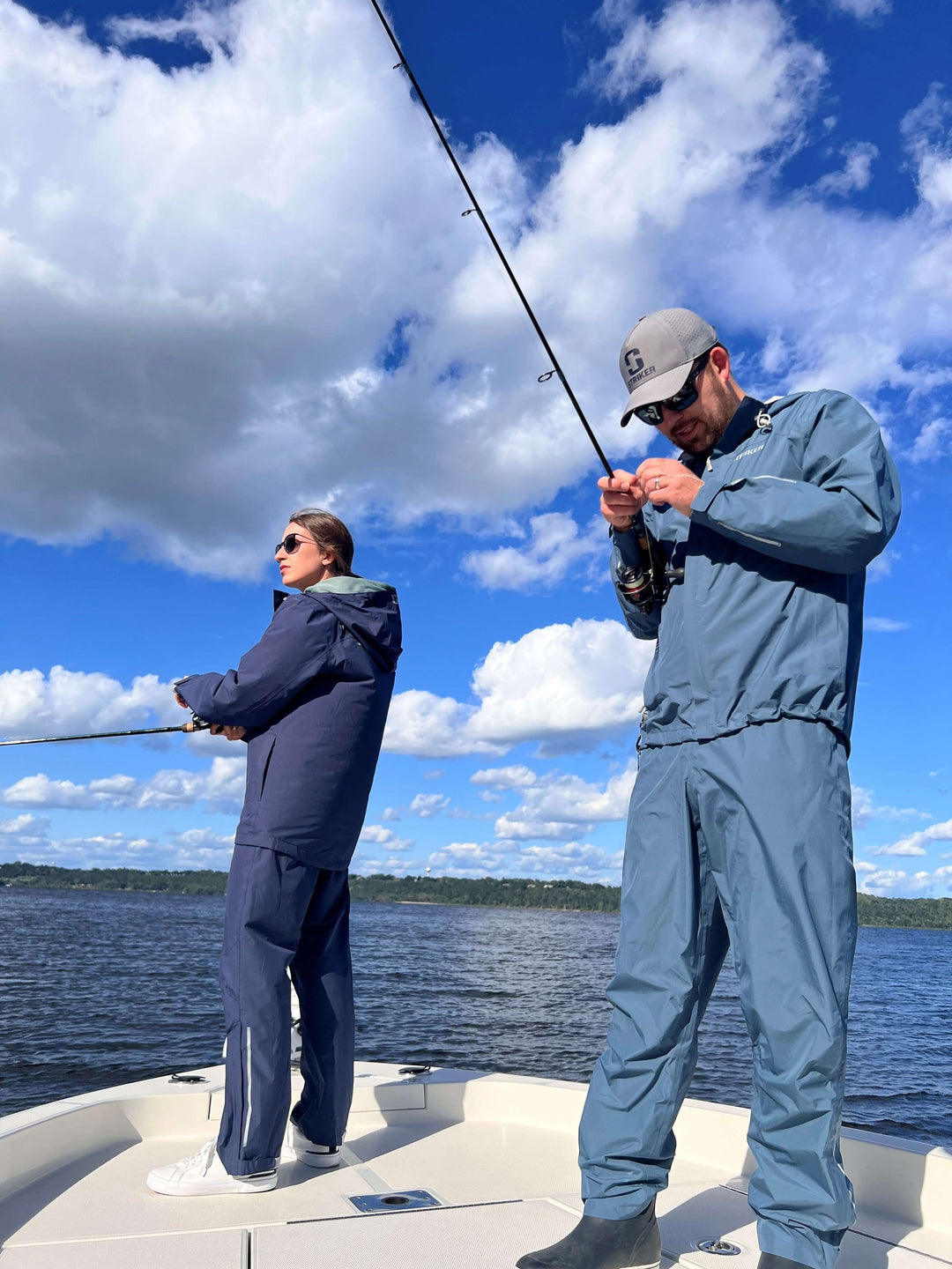Impulse Packable Rain Jacket - Atlantic Blue