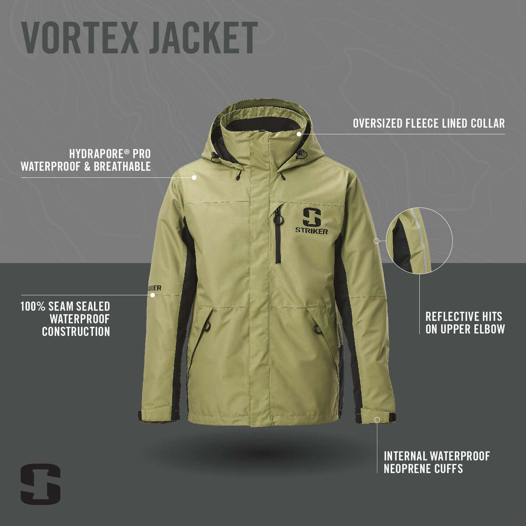 Striker | Vortex Rain Jackets, Bibs, and Pants | Fishing Rainwear