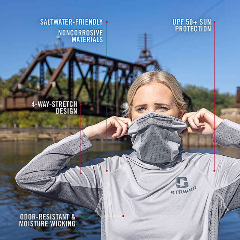 LINKABLE トレーナー Striker | Women's Guardian Hoody - Alloy Heather | UPF