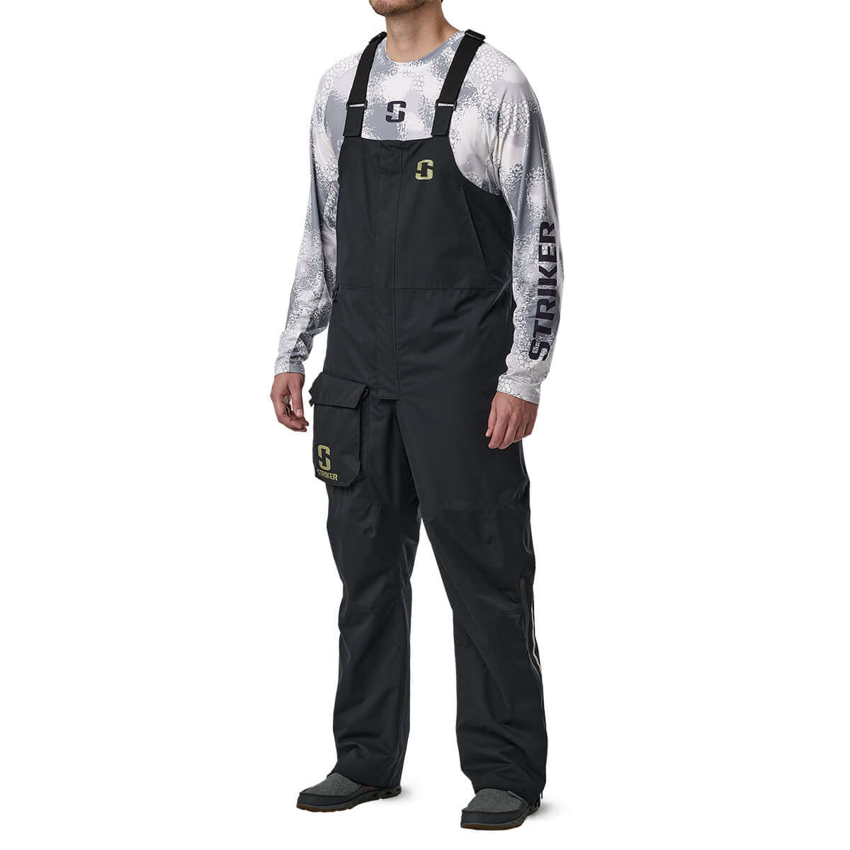 Striker | Vortex Rain Bib - Black | Fishing Rainwear