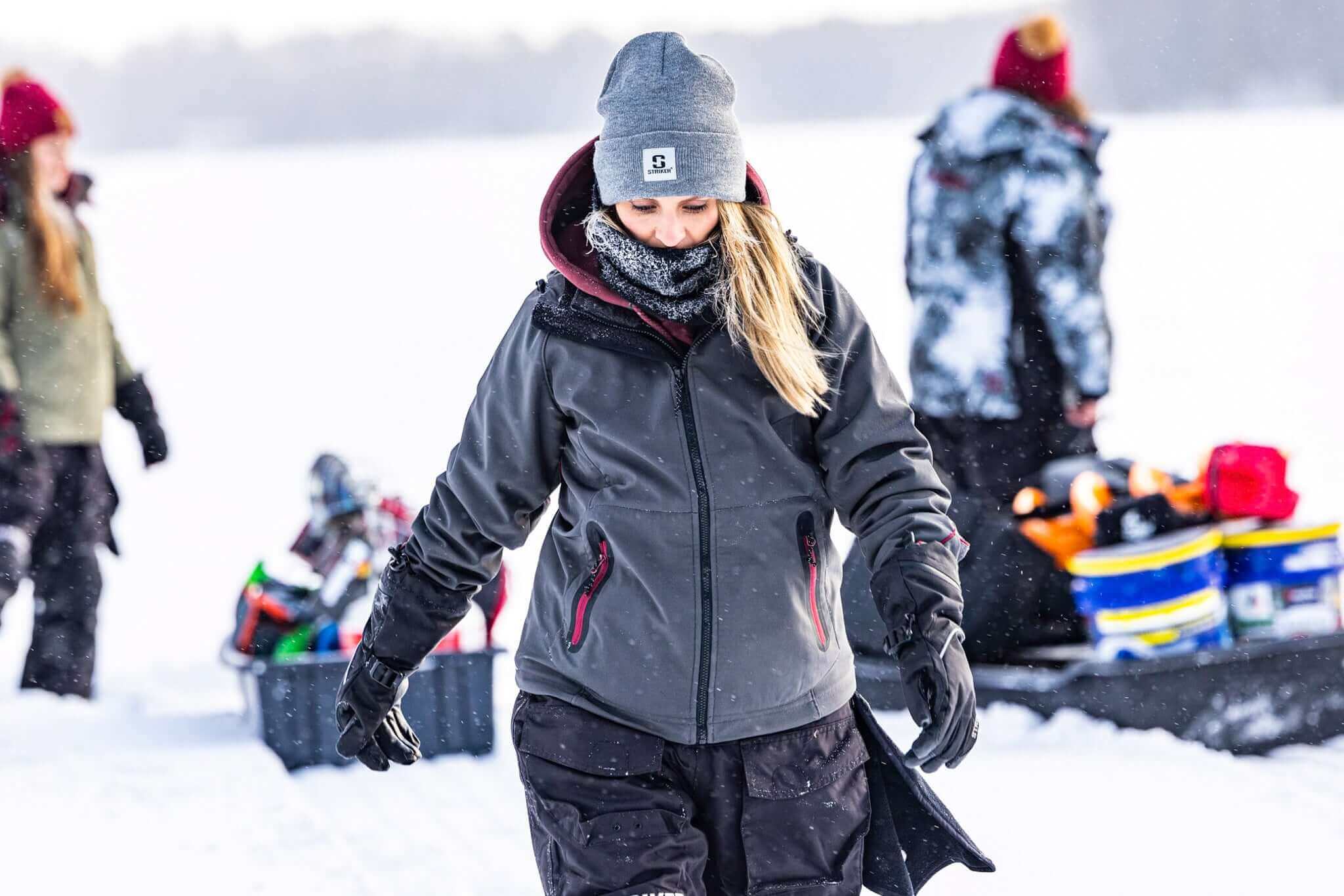 Striker | Women's Renegade Jacket - Charcoal | Ice Fishing Apparel